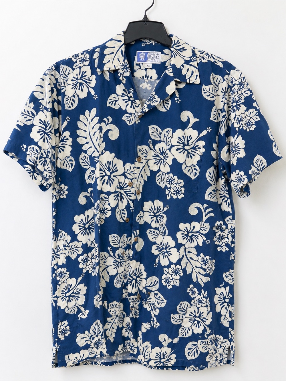 RJC Hawaiian Aloha Shirt Men’s XL Made in Hawaii 100% Cotton